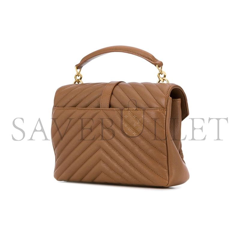 YSL COLLEGE MEDIUM IN QUILTED LEATHER 392737500649 (24*17*6.5cm)